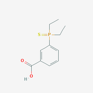 molecular formula C11H15O2PS B5888500 3-(diethylphosphorothioyl)benzoic acid 