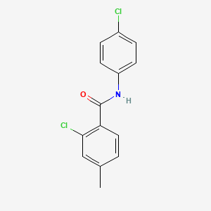 molecular formula C14H11Cl2NO B5888534 2-chloro-N-(4-chlorophenyl)-4-methylbenzamide 