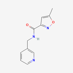 molecular formula C11H11N3O2 B5888602 5-methyl-N-(3-pyridinylmethyl)-3-isoxazolecarboxamide 