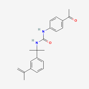 N-(4-acetylphenyl)-N'-[1-(3-isopropenylphenyl)-1-methylethyl]urea