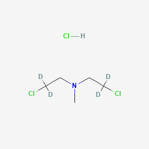 Bis(2-chloroethyl)methylamine-d4 Hydrochloride