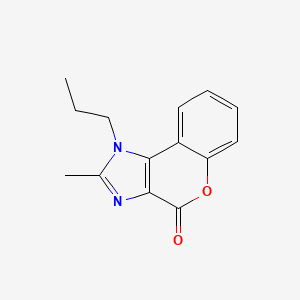 molecular formula C14H14N2O2 B5888684 2-methyl-1-propylchromeno[3,4-d]imidazol-4(1H)-one 