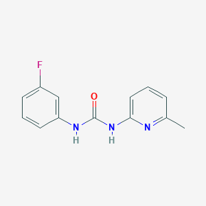 molecular formula C13H12FN3O B5888705 N-(3-fluorophenyl)-N'-(6-methyl-2-pyridinyl)urea 