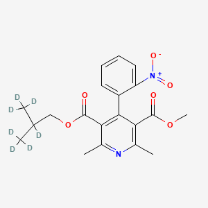 molecular formula C20H22N2O6 B588877 Dehydro Nisoldipine-d7 CAS No. 1329836-20-5
