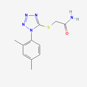 molecular formula C11H13N5OS B5888832 2-{[1-(2,4-dimethylphenyl)-1H-tetrazol-5-yl]thio}acetamide 