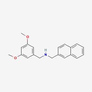 molecular formula C20H21NO2 B5888834 (3,5-dimethoxybenzyl)(2-naphthylmethyl)amine 