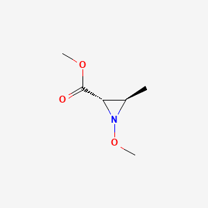 methyl (2S,3R)-1-methoxy-3-methylaziridine-2-carboxylate