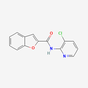 molecular formula C14H9ClN2O2 B5888931 N-(3-chloro-2-pyridinyl)-1-benzofuran-2-carboxamide 