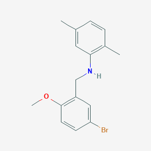 molecular formula C16H18BrNO B5888943 (5-bromo-2-methoxybenzyl)(2,5-dimethylphenyl)amine 