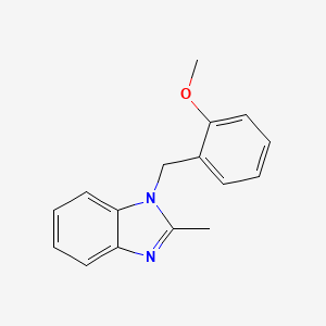 molecular formula C16H16N2O B5888946 1-(2-methoxybenzyl)-2-methyl-1H-benzimidazole CAS No. 488734-87-8