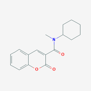 molecular formula C17H19NO3 B5888954 N-cyclohexyl-N-methyl-2-oxo-2H-chromene-3-carboxamide 