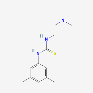molecular formula C13H21N3S B5889045 N-[2-(dimethylamino)ethyl]-N'-(3,5-dimethylphenyl)thiourea 