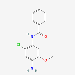 molecular formula C14H13ClN2O2 B5889069 N-(4-amino-2-chloro-5-methoxyphenyl)benzamide 