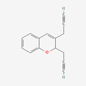 molecular formula C15H12O B588914 2,3-Di(prop-2-yn-1-yl)-2H-1-benzopyran CAS No. 128692-75-1