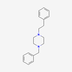 molecular formula C19H24N2 B5889154 1-benzyl-4-(2-phenylethyl)piperazine 