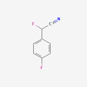 molecular formula C8H5F2N B588918 2-Fluoro-2-(4-fluorophenyl)acetonitrile CAS No. 130754-18-6