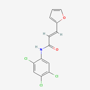 molecular formula C13H8Cl3NO2 B5889235 3-(2-furyl)-N-(2,4,5-trichlorophenyl)acrylamide 