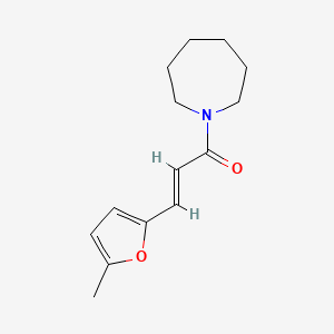 molecular formula C14H19NO2 B5889264 1-[3-(5-methyl-2-furyl)acryloyl]azepane 