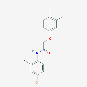 molecular formula C17H18BrNO2 B5889281 N-(4-bromo-2-methylphenyl)-2-(3,4-dimethylphenoxy)acetamide 