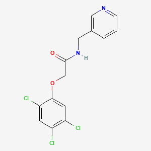 N-(3-pyridinylmethyl)-2-(2,4,5-trichlorophenoxy)acetamide