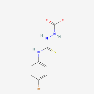 molecular formula C9H10BrN3O2S B5889325 methyl 2-{[(4-bromophenyl)amino]carbonothioyl}hydrazinecarboxylate 