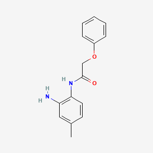 molecular formula C15H16N2O2 B5889339 N-(2-amino-4-methylphenyl)-2-phenoxyacetamide 