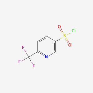 molecular formula C6H3ClF3NO2S B588936 6-(Trifluoromethyl)pyridine-3-sulfonyl chloride CAS No. 959996-58-8