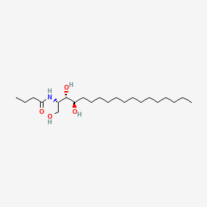 molecular formula C22H45NO4 B588945 N-[(2S,3S,4R)-1,3,4-Trihydroxyoctadecan-2-yl]butanamide CAS No. 409085-57-0