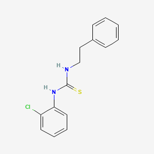 molecular formula C15H15ClN2S B5889489 N-(2-chlorophenyl)-N'-(2-phenylethyl)thiourea 