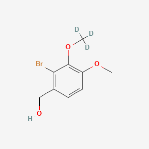 molecular formula C9H11BrO3 B588949 2-Bromoveratryl-d3 Alcohol CAS No. 1795029-54-7