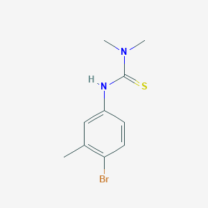 molecular formula C10H13BrN2S B5889492 N'-(4-bromo-3-methylphenyl)-N,N-dimethylthiourea 