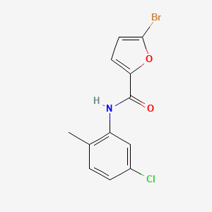 molecular formula C12H9BrClNO2 B5889495 5-bromo-N-(5-chloro-2-methylphenyl)-2-furamide 