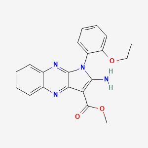 molecular formula C20H18N4O3 B5889597 methyl 2-amino-1-(2-ethoxyphenyl)-1H-pyrrolo[2,3-b]quinoxaline-3-carboxylate 