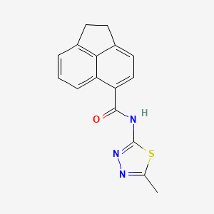 N-(5-methyl-1,3,4-thiadiazol-2-yl)-1,2-dihydro-5-acenaphthylenecarboxamide
