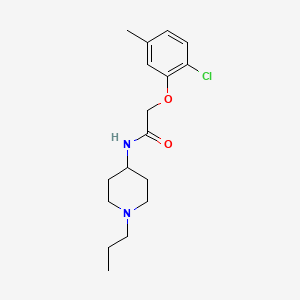 2-(2-chloro-5-methylphenoxy)-N-(1-propylpiperidin-4-yl)acetamide