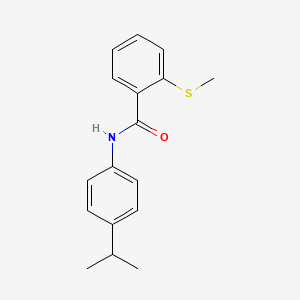 N-(4-isopropylphenyl)-2-(methylthio)benzamide