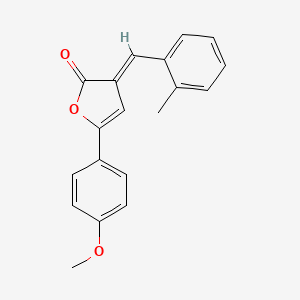 (3E)-5-(4-methoxyphenyl)-3-[(2-methylphenyl)methylidene]furan-2-one