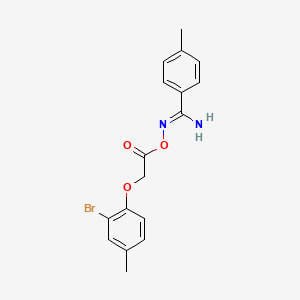 (Z)-[AMINO(4-METHYLPHENYL)METHYLIDENE]AMINO 2-(2-BROMO-4-METHYLPHENOXY)ACETATE