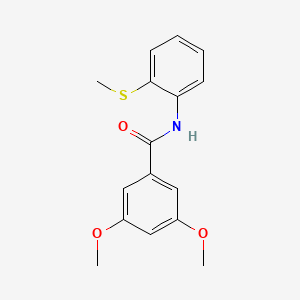 3,5-dimethoxy-N-(2-(methylthio)phenyl)benzamide