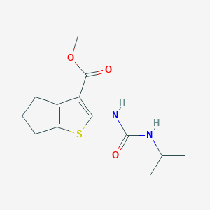 methyl 2-{[(isopropylamino)carbonyl]amino}-5,6-dihydro-4H-cyclopenta[b]thiophene-3-carboxylate