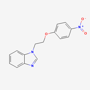 1-[2-(4-Nitrophenoxy)ethyl]benzimidazole