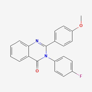 3-(4-fluorophenyl)-2-(4-methoxyphenyl)-4(3H)-quinazolinone