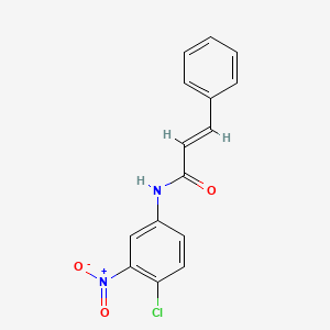 (2E)-N-(4-chloro-3-nitrophenyl)-3-phenylprop-2-enamide