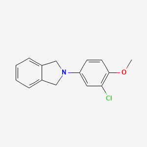 2-(3-chloro-4-methoxyphenyl)isoindoline