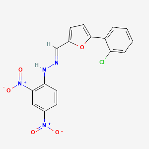 5-(2-chlorophenyl)-2-furaldehyde (2,4-dinitrophenyl)hydrazone