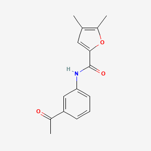 N-(3-acetylphenyl)-4,5-dimethylfuran-2-carboxamide