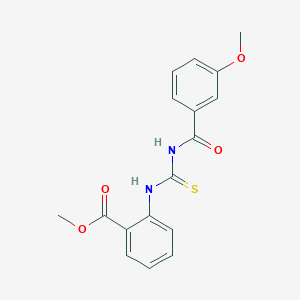 Methyl 2-({[(3-methoxyphenyl)carbonyl]carbamothioyl}amino)benzoate