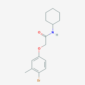 2-(4-bromo-3-methylphenoxy)-N-cyclohexylacetamide