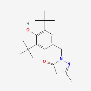 2-(3,5-di-tert-butyl-4-hydroxybenzyl)-5-methyl-2,4-dihydro-3H-pyrazol-3-one