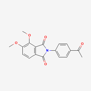 2-(4-acetylphenyl)-4,5-dimethoxy-1H-isoindole-1,3(2H)-dione